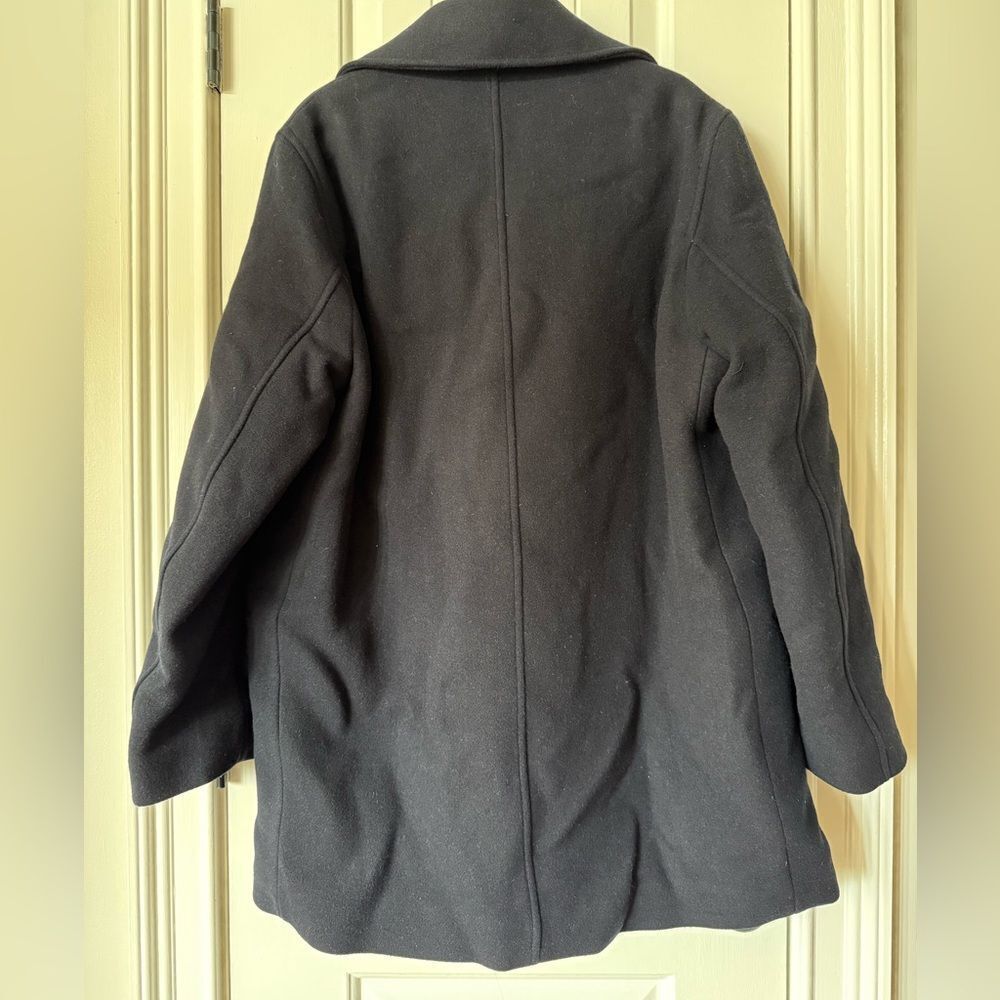 ZARA SHORT DOUBLE BREASTED COAT Size L - Picture 8 of 14